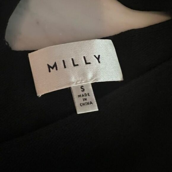 Milly Sleeveless Black Gorgeous Dress Great Condition Small 2 button back neck - Picture 8 of 14
